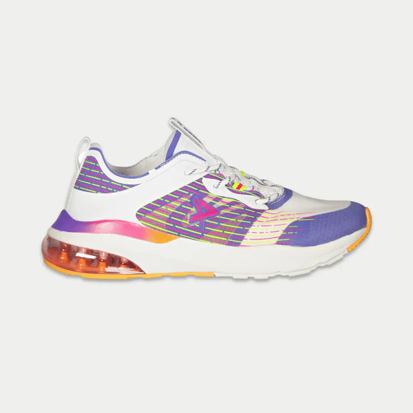 l.a. gear LA Gear Women's Artesia Lowtop | White x Purple x Orange