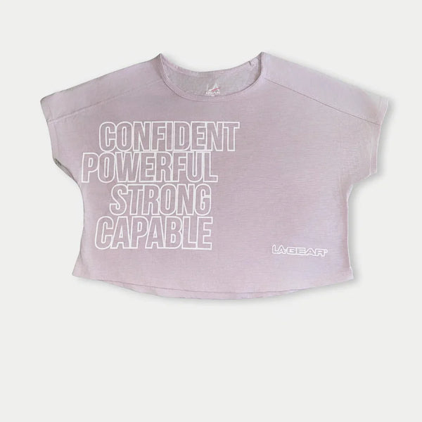 L.a. Gear LA Gear Women’s Cropped Logo Tee | Lavender-Pink