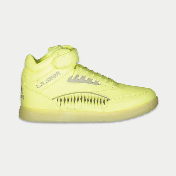 l.a. gear LA Gear Women’s Flame Hightop | Neon Yellow Glow