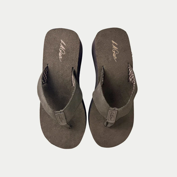 L.a. Gear LA Gear Women’s Malibu Flip-Flop | Brown Wedge