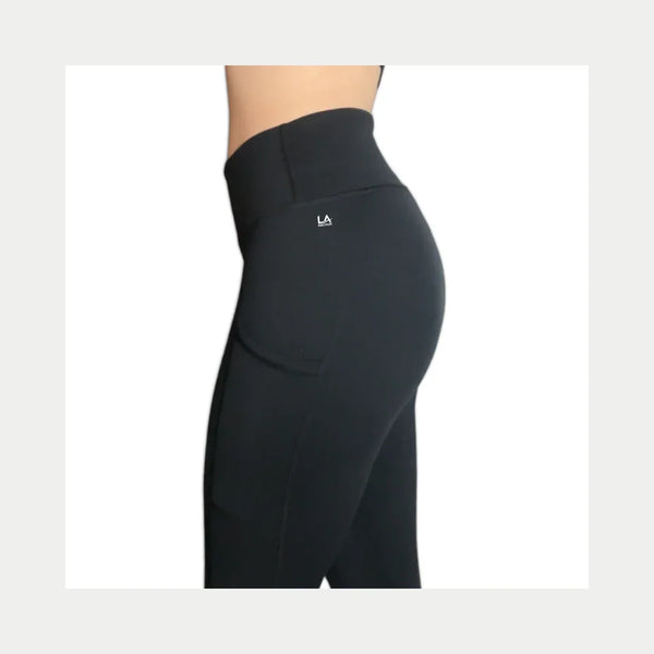 L.a. Gear LA Gear Women’s Side-Pocket Yoga Pants | Black