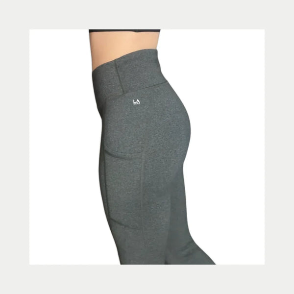 L.a. Gear LA Gear Women’s Side-Pocket Yoga Pants | Charcoal