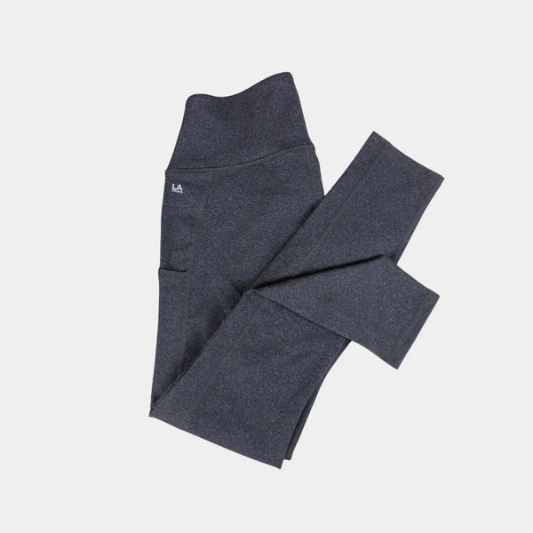 L.a. Gear LA Gear Women’s Side-Pocket Yoga Pants | Charcoal