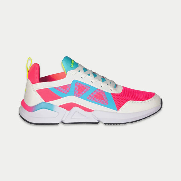 l.a. gear LA Gear Women's Tarzana Lowtop | White x Pink