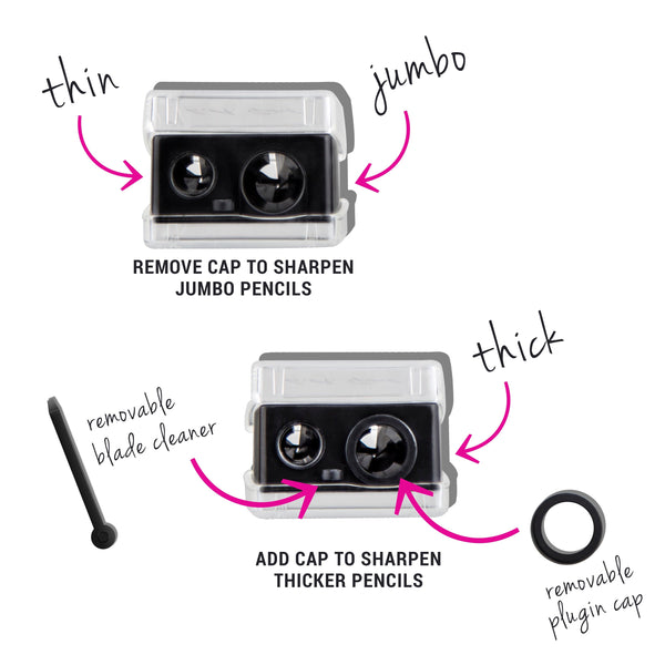 L.a. Girl 3 Way Pencil Sharpener