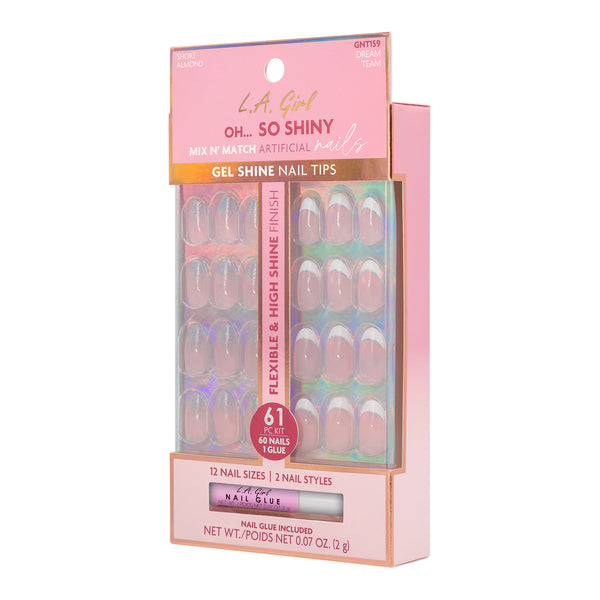 L.a. Girl Oh So Shiny Mix N’ Match Artificial Nails