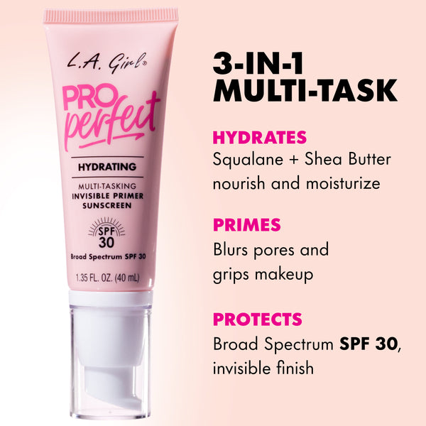 L.a. Girl PRO Perfect Multi-Tasking Invisible Primer With Broad Spectrum SPF30