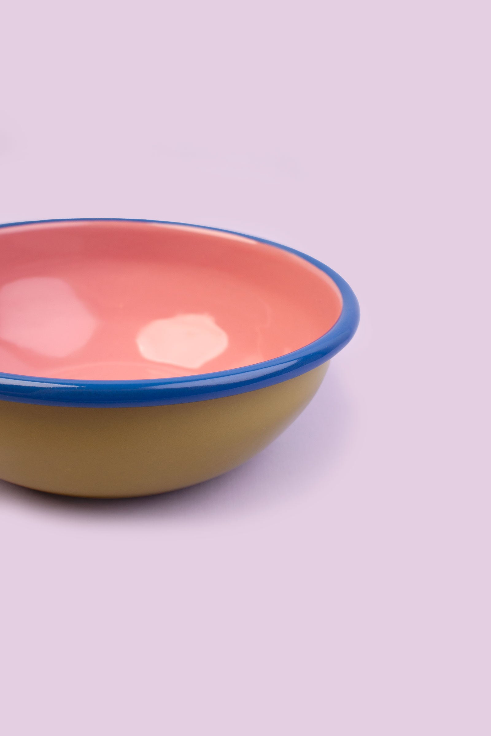 Bornn Enamel Salad Bowl - BLUE