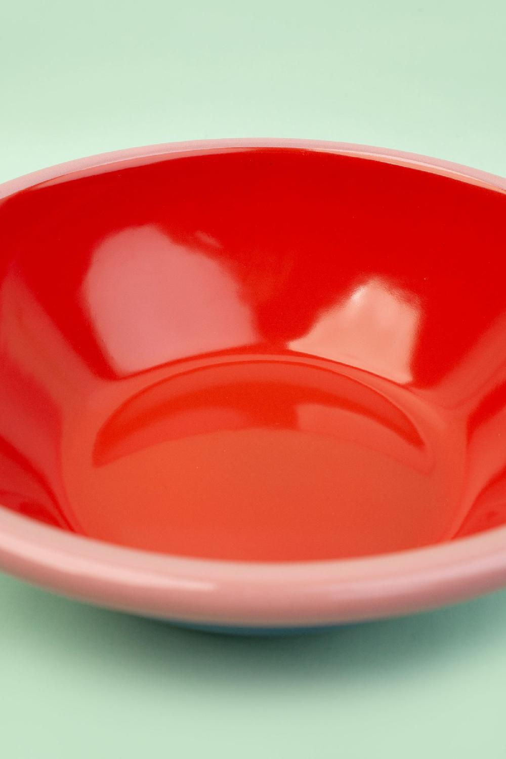 Bornn Enamel Salad Bowl - BLUE