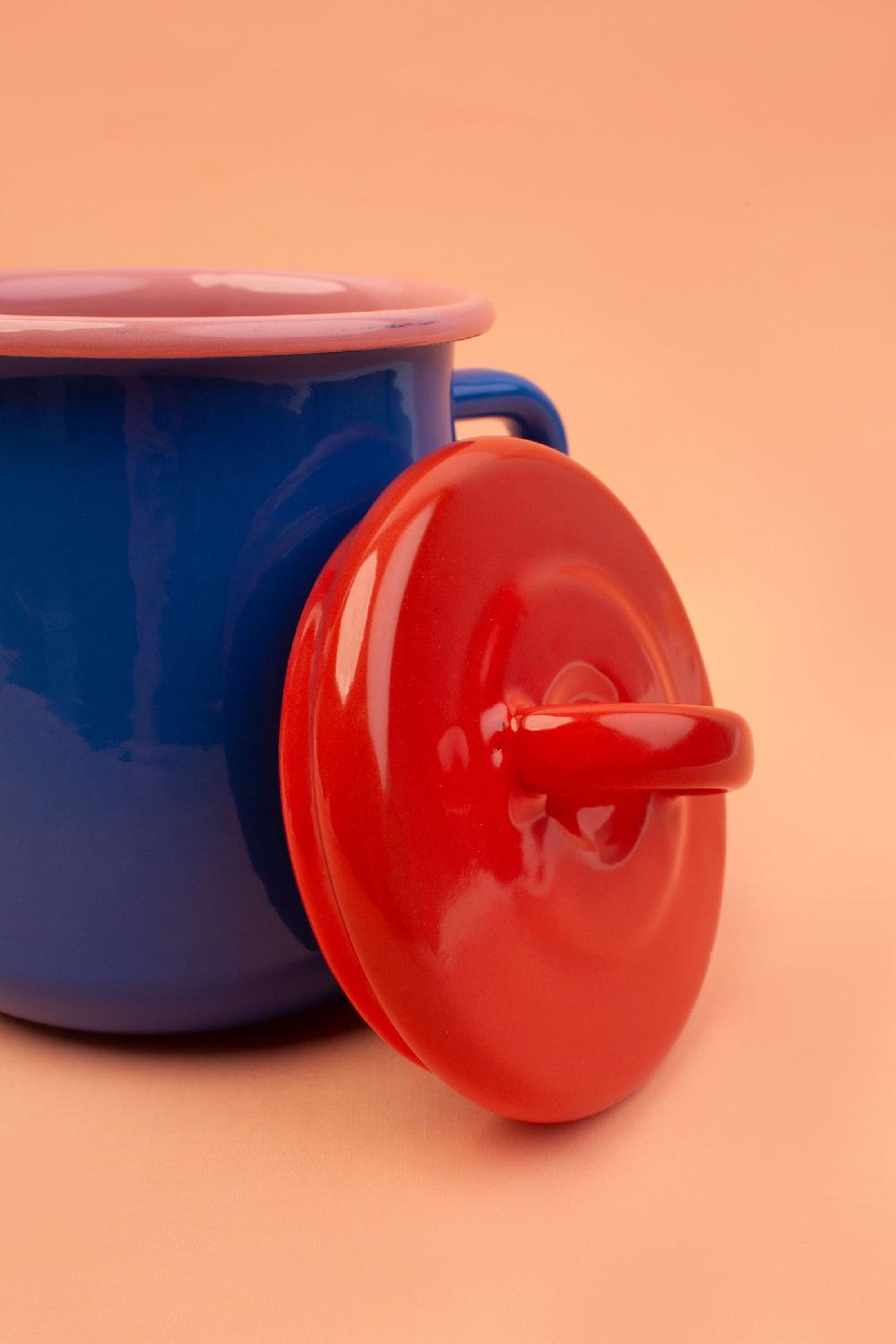 Bornn Enamel Tea Pot - BLUE