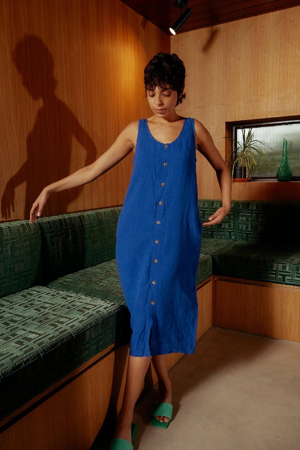 L.F.Markey 前排扣式滑扣 钴蓝色 - 4