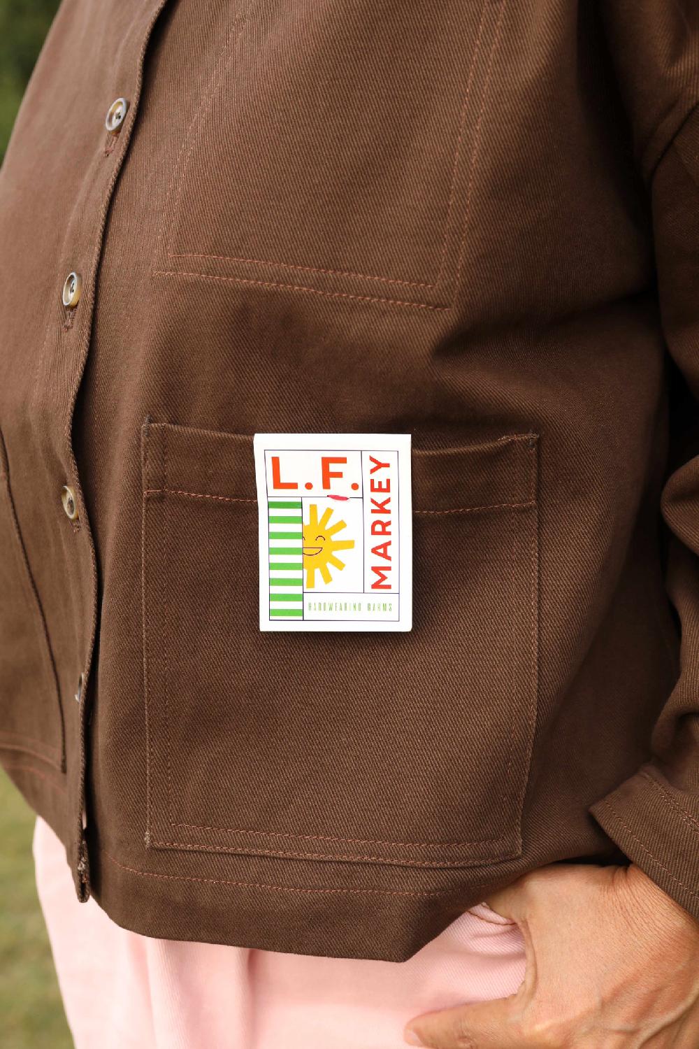L.F.Markey 宽版杂务外套咖啡色 - 4