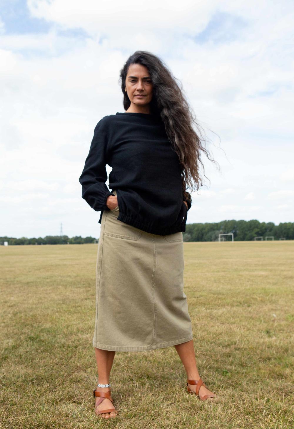 L.F.Markey 戴利裙子橄榄色 - 4