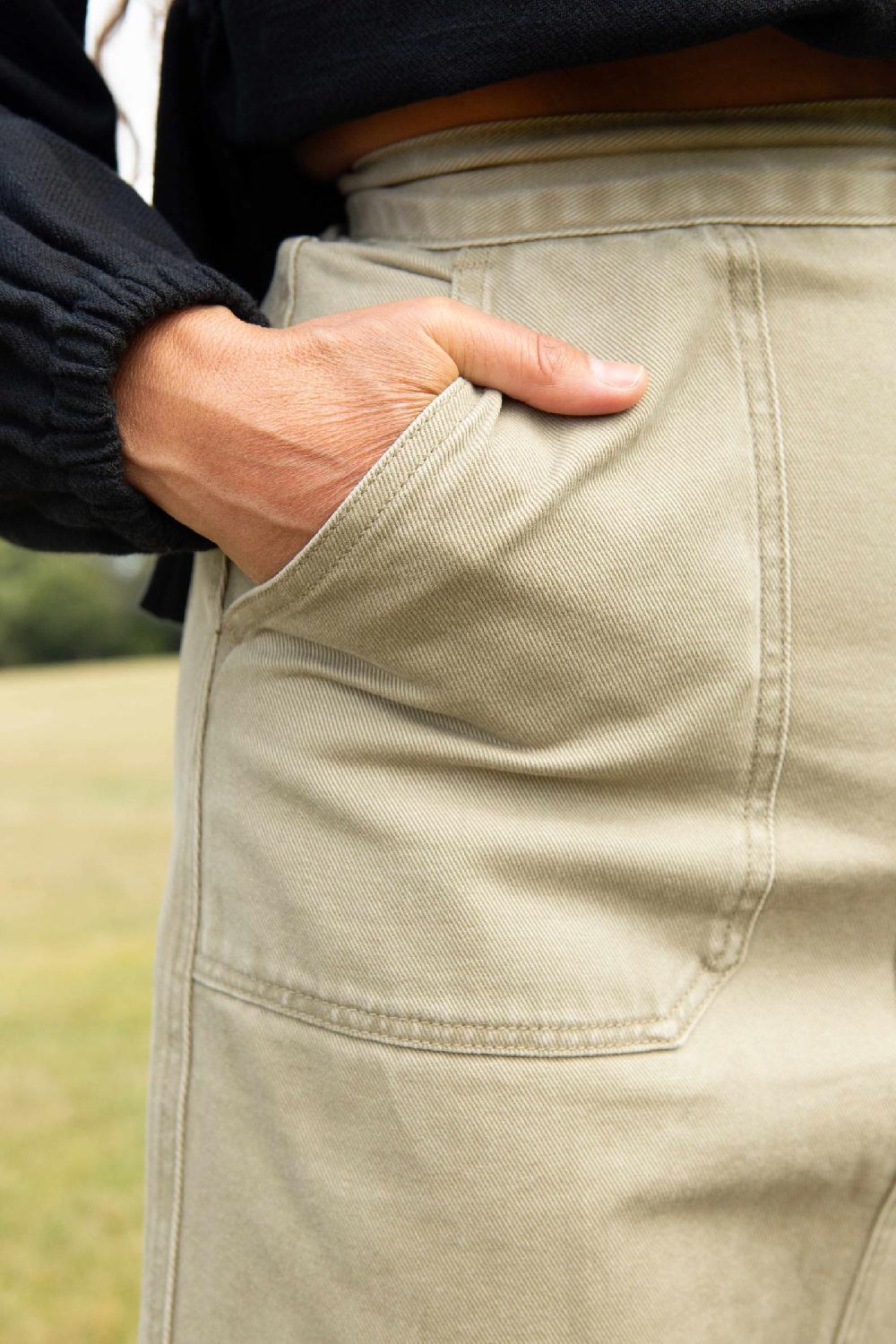 L.F.Markey 戴利裙子橄榄色 - 4