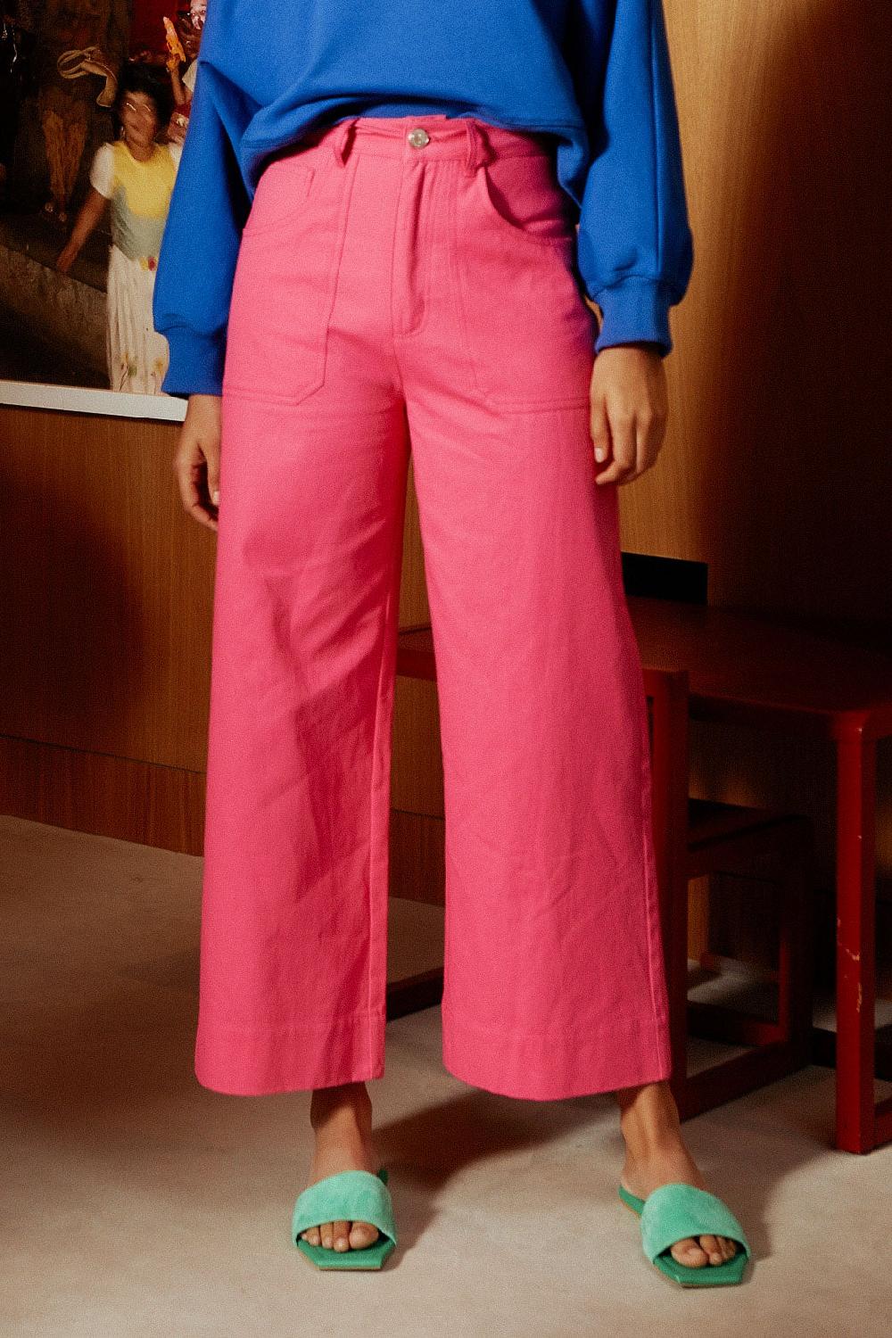 L.F.Markey 木匠长裤紫红色 - 6