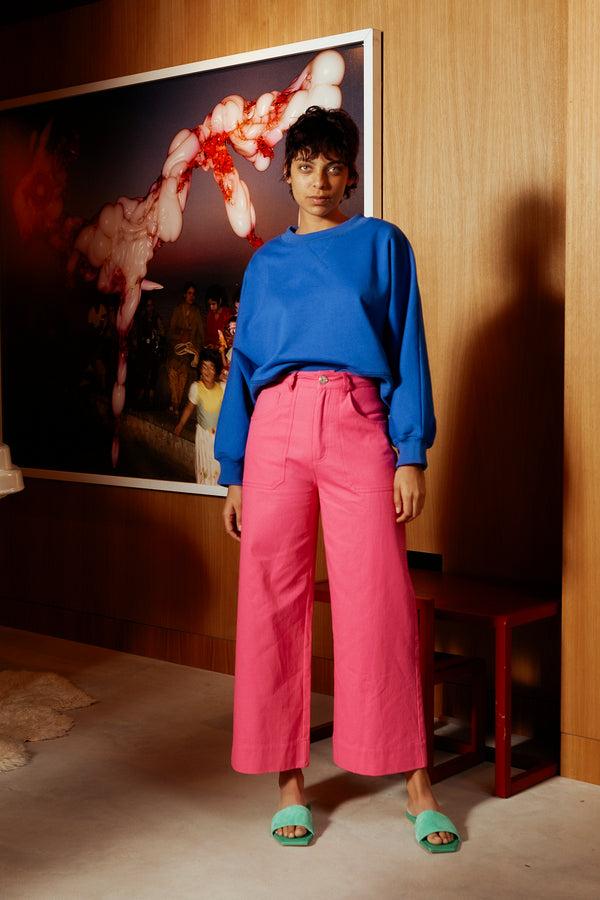 L.F.Markey 木匠长裤紫红色 - 6