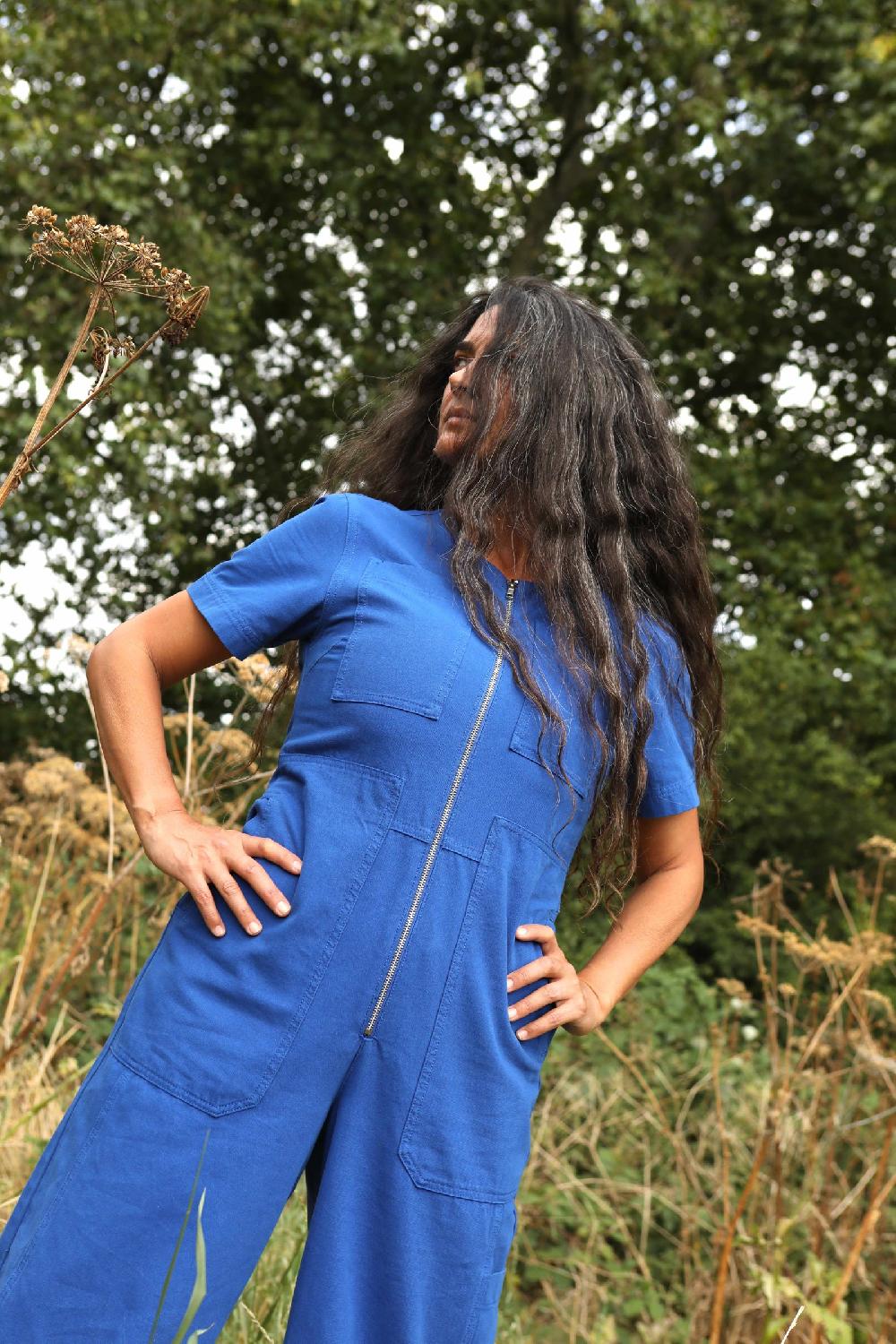 L.F.Markey 菲利克斯连体服钴蓝色 - 8