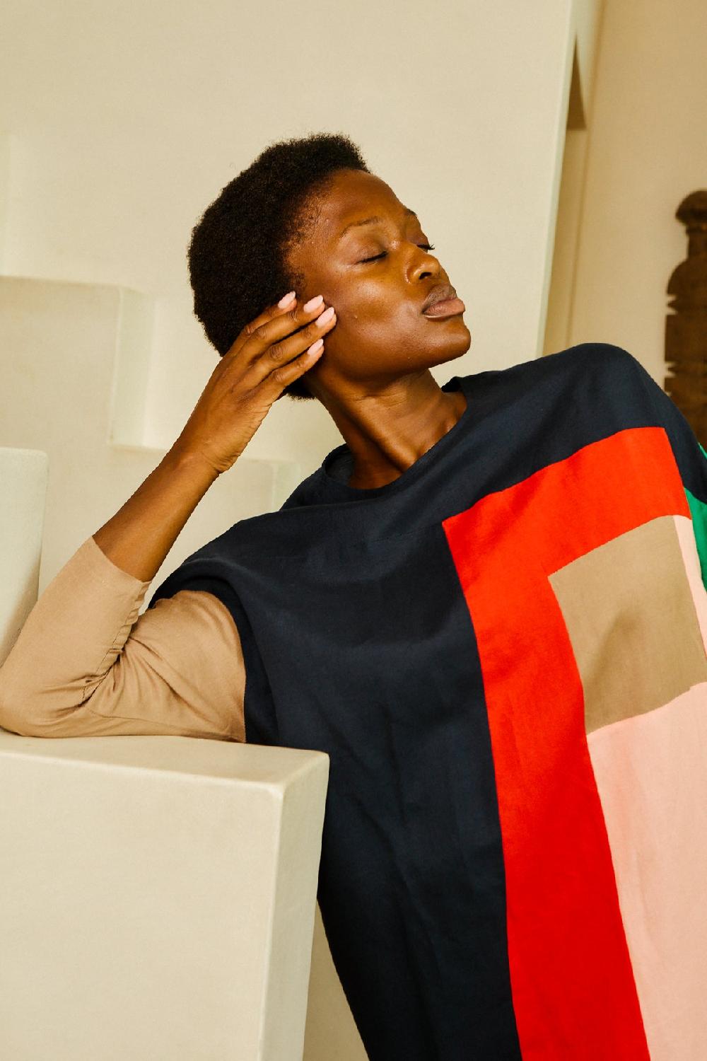 L.F.Markey Aldon Dress Rubik Patchwork - SM