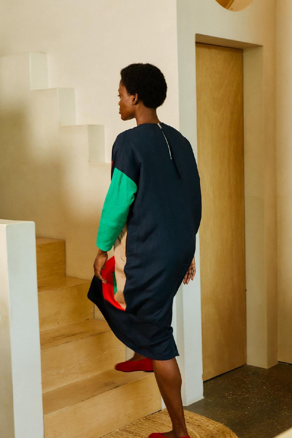 L.F.Markey Aldon Dress Rubik Patchwork - SM