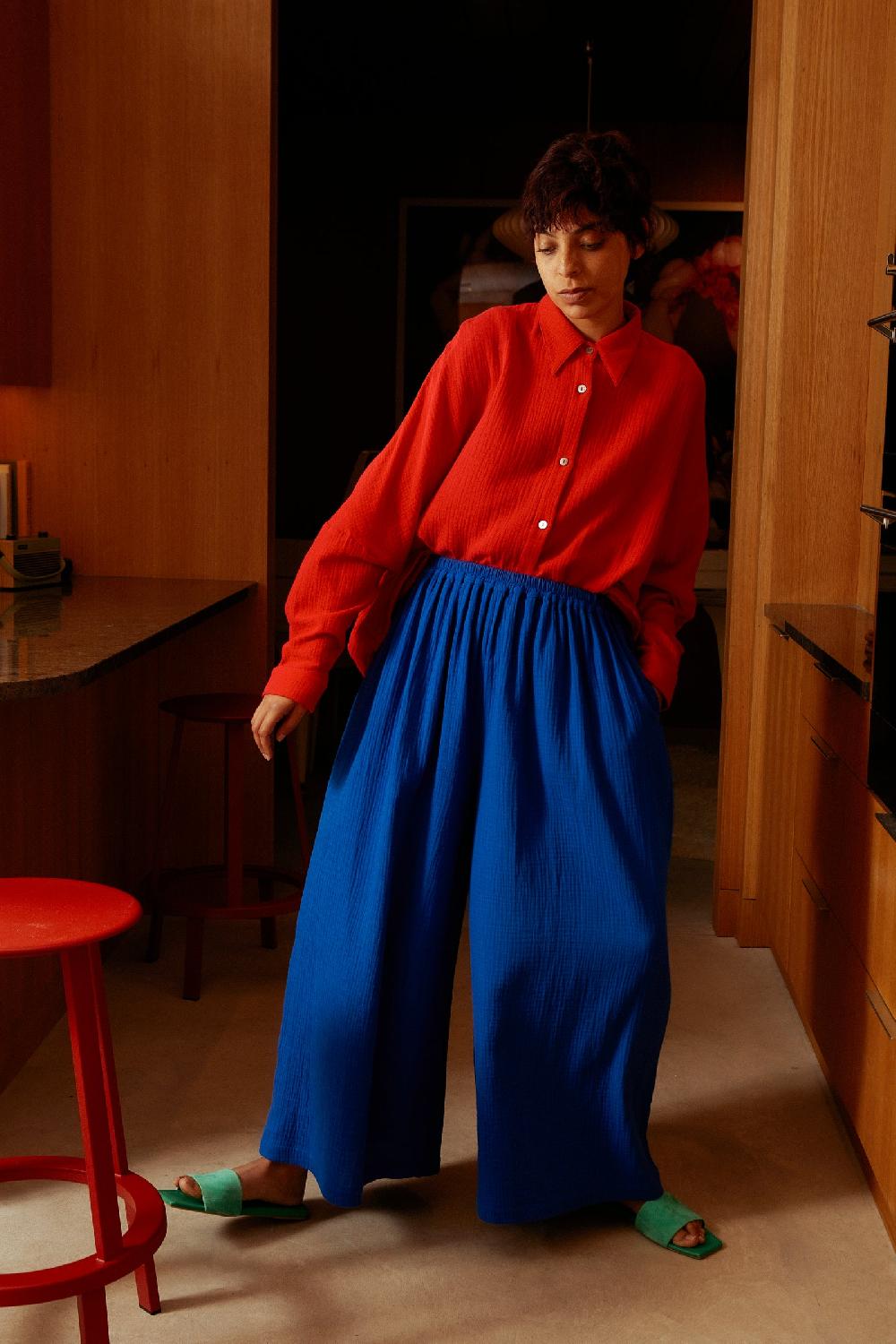 L.F.Markey 西尔万衬衫红色 - 操作系统