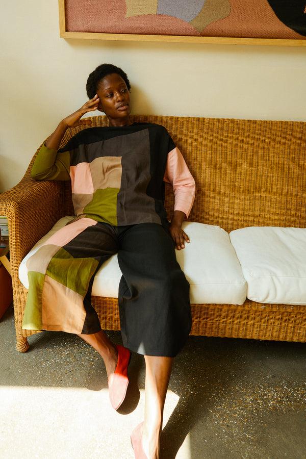 L.F.Markey Corso Trouser Rubik Patchwork - 8