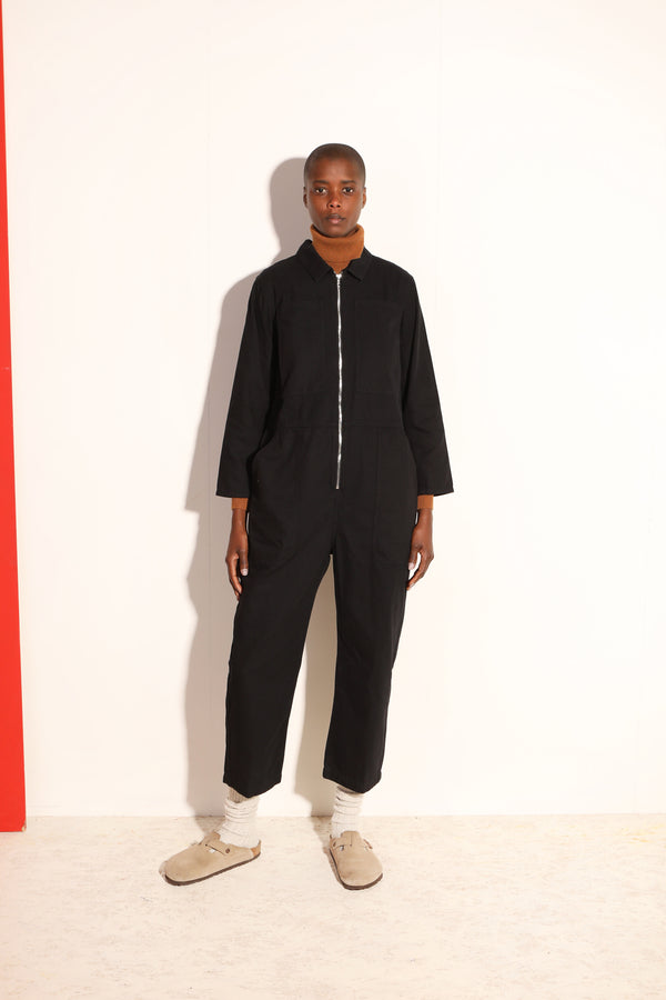 L.F.Markey Dominic Boilersuit Black - 4