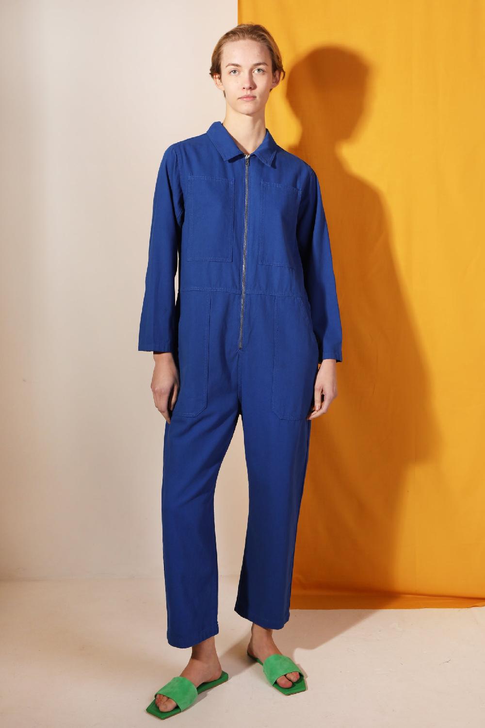 L.F.Markey Dominic Boilersuit Cobalt - 10