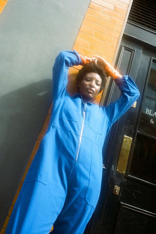 L.F.Markey Dominic Boilersuit Cobalt - 10