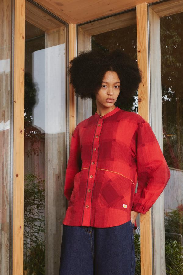 L.F.Markey Gale 衬衫 红色格子 - 6