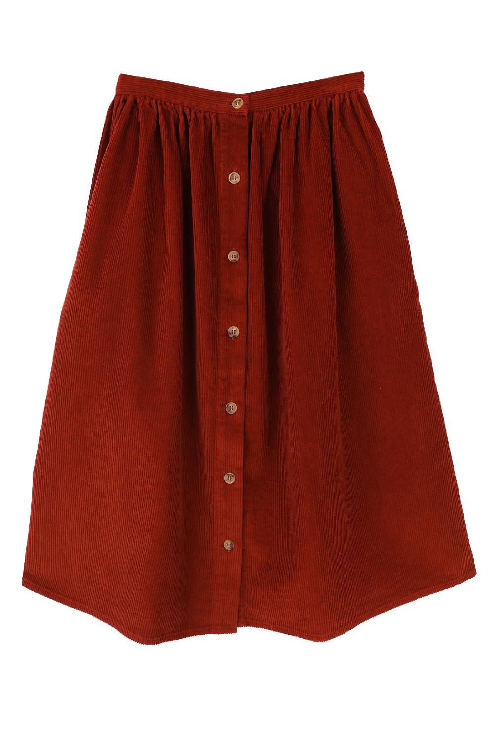 L.F.Markey Isaac Skirt Midi Rust - 4