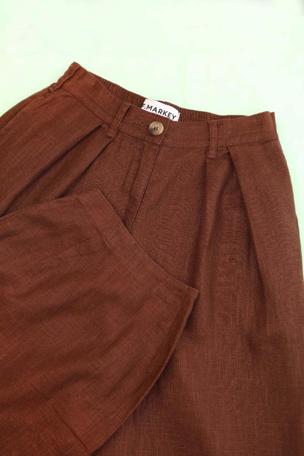 L.F.Markey Jenkin Trouser Chocolate - 4