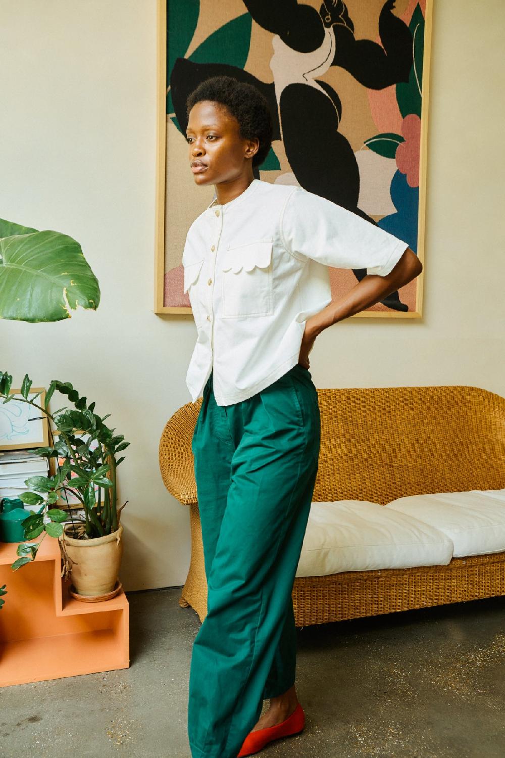 L.F.Markey Jenkin Trouser Forest Green - 4