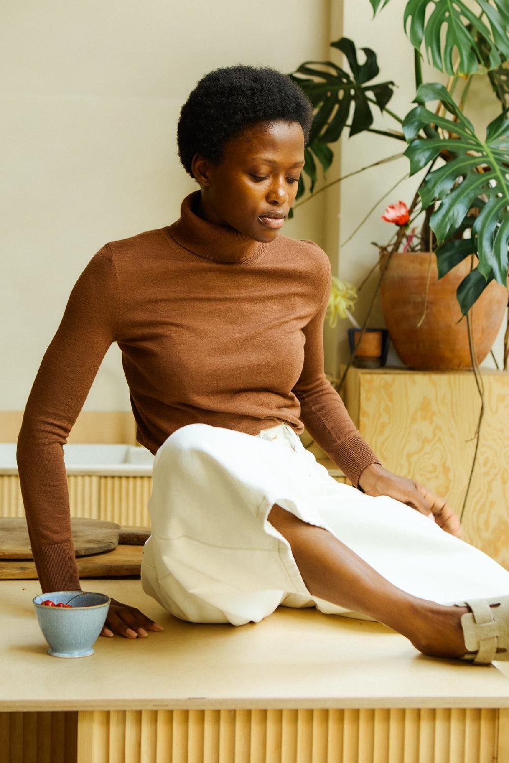 L.F.Markey Joshua Knit Chocolate - 4