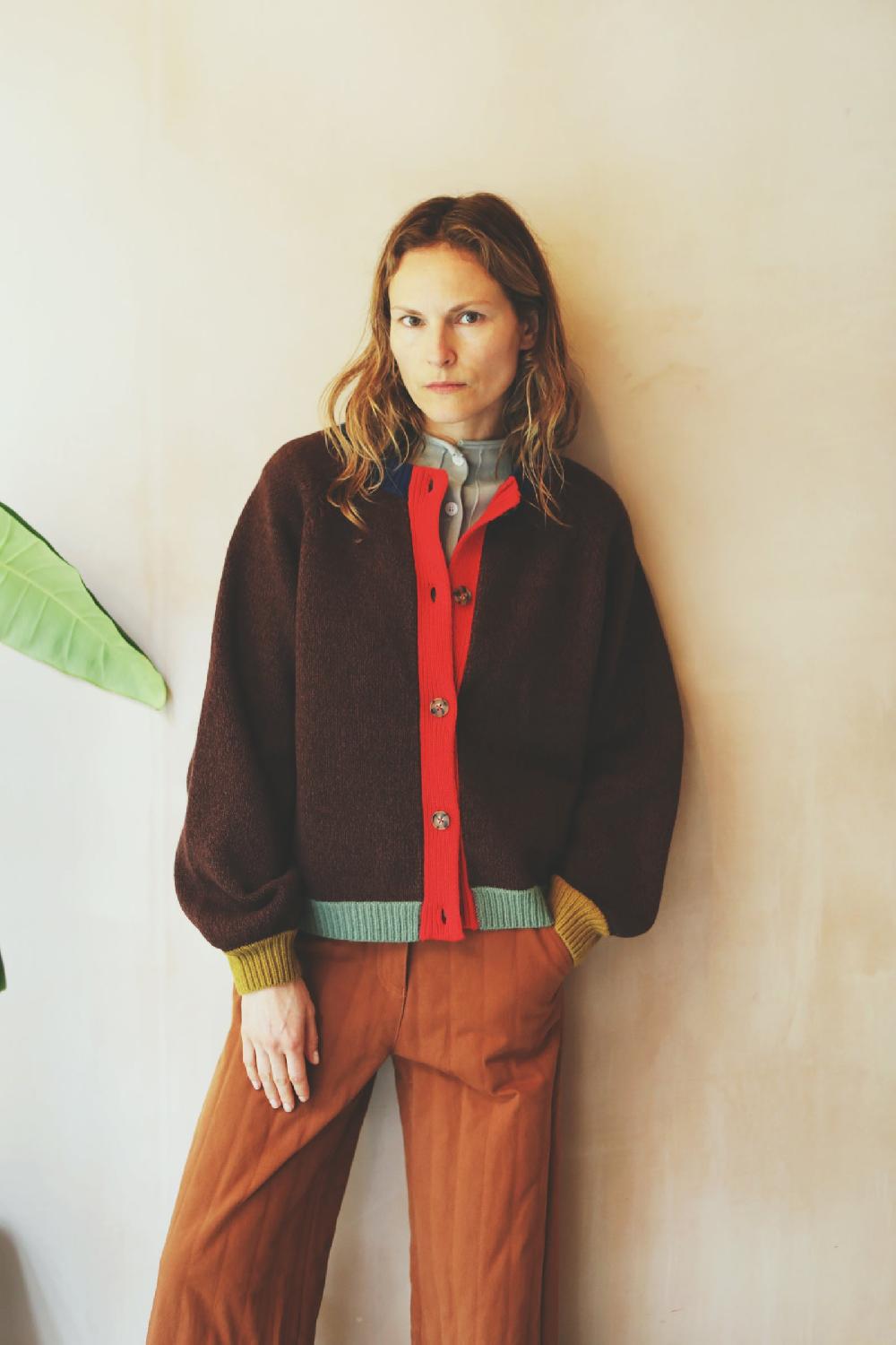 L.F.Markey 艾夫斯羊毛衫巧克力 - M