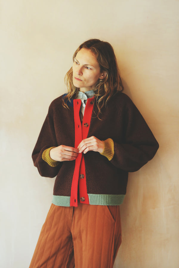 L.F.Markey 艾夫斯羊毛衫巧克力 - M