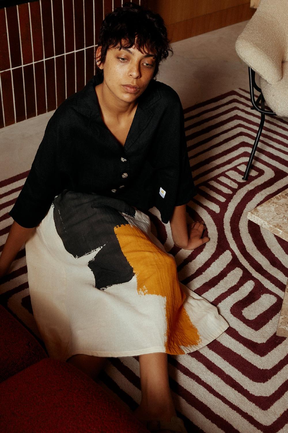 L.F.Markey Maxim 亚麻衬衫 黑色 - SM