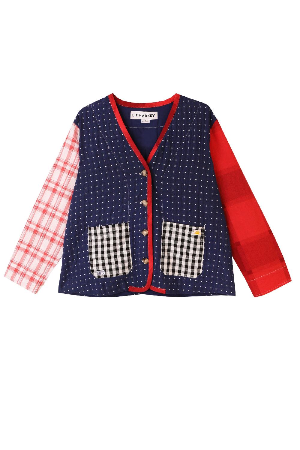 L.F.Markey Reuben 格纹拼布夹克 - 8