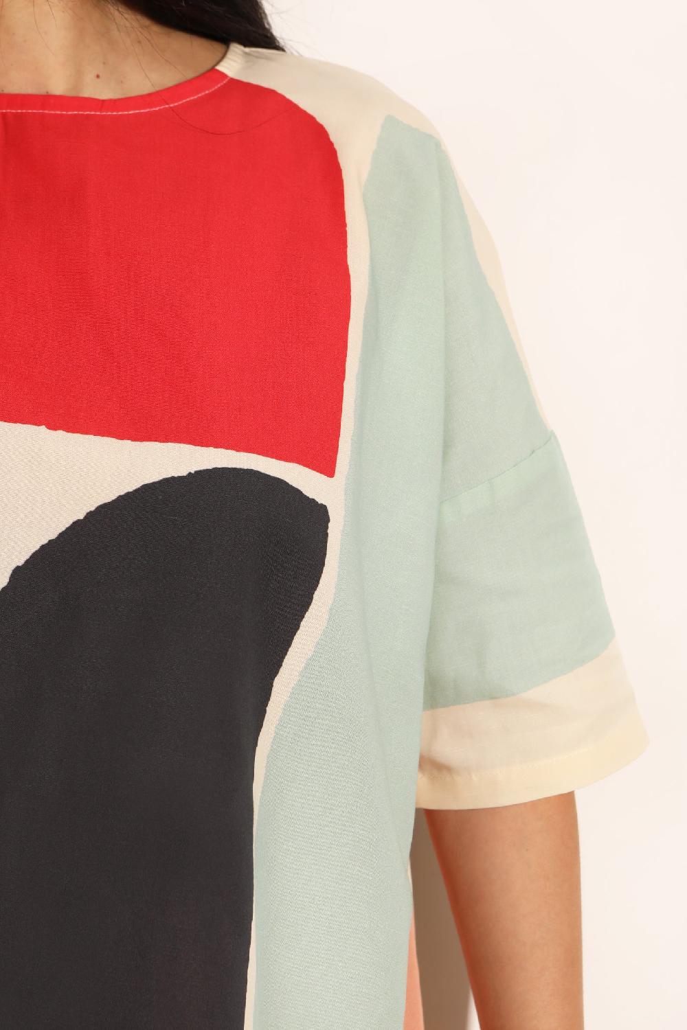 L.F.Markey Silas Top Collaboration Print Bright - SM