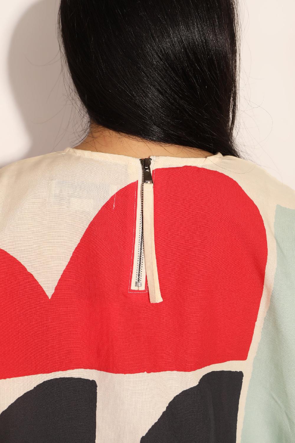 L.F.Markey Silas Top Collaboration Print Bright - SM