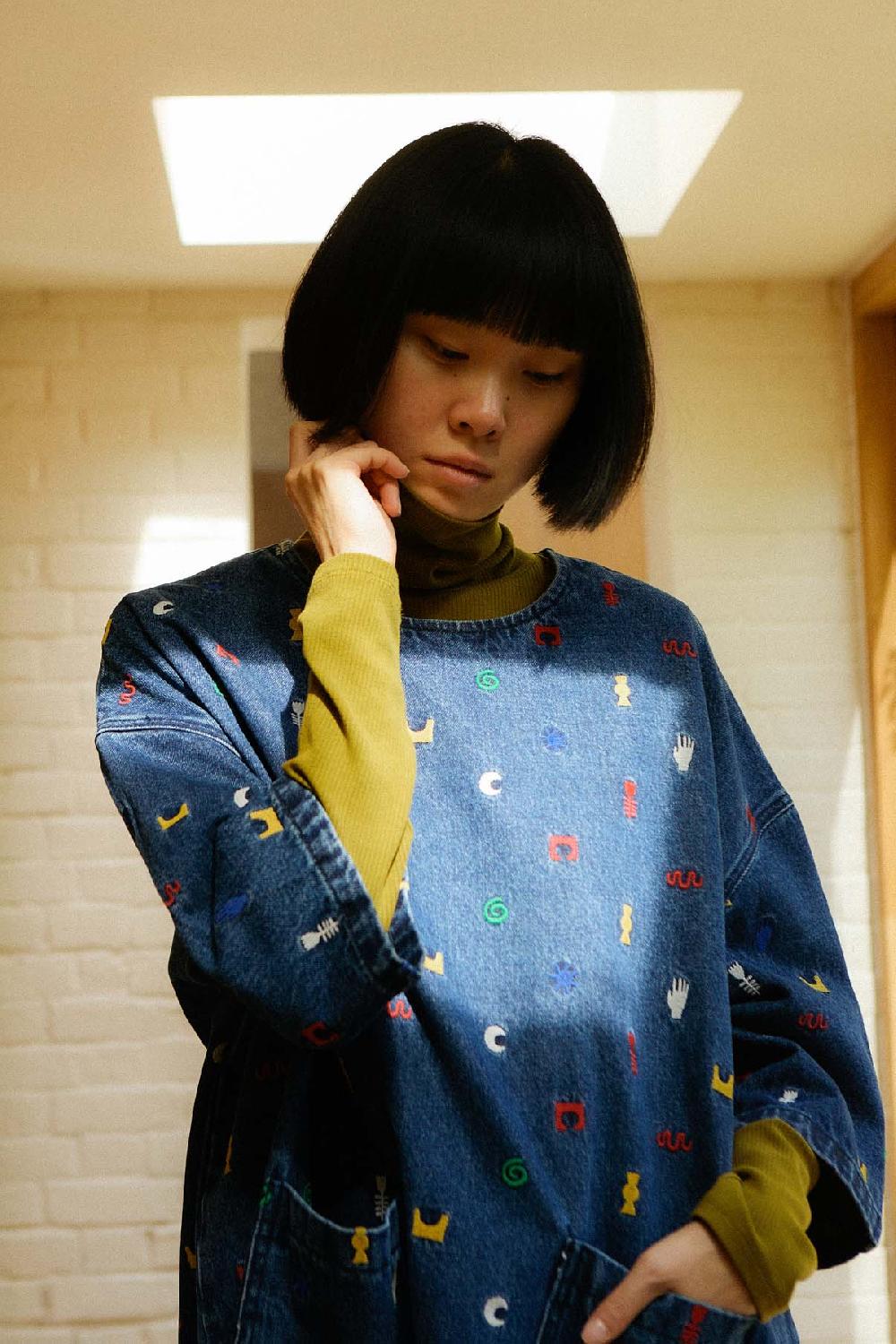 L.F.Markey Walter Smock Multi Embroidery - 12