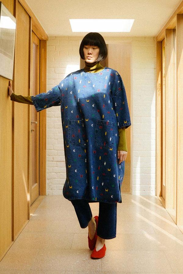 L.F.Markey Walter Smock Multi Embroidery - 12