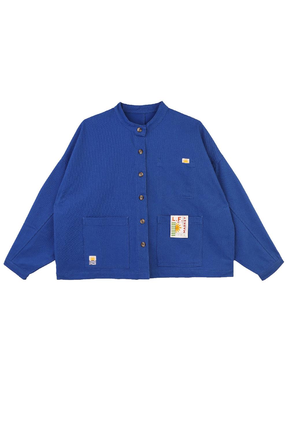 L.F.Markey Wide Chore Coat Cobalt - 12