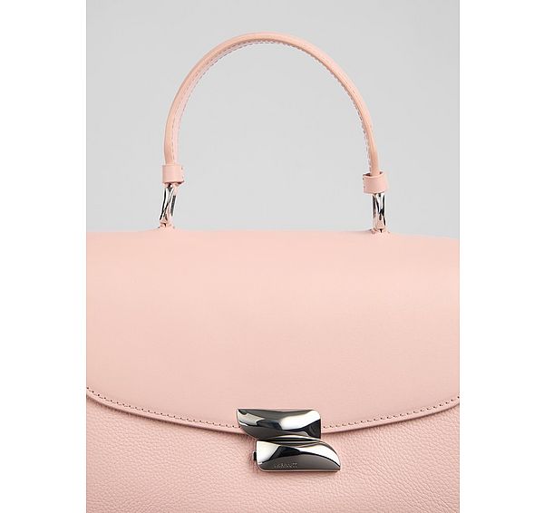 L.k. Bennett Darcie Pink Leather Top Handle Crossbody Bag