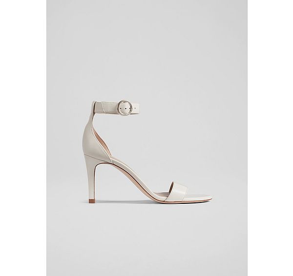 l.k. bennett Ivy Nude 1 Leather Single Strap Sandals