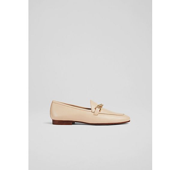 l.k. bennett Adalynn Latte Leather Snaffle Loafers