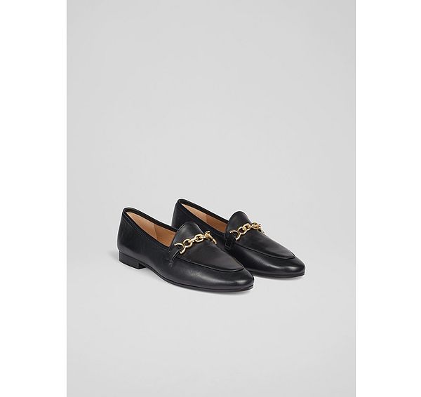 L.k. Bennett Adalynn Tan Leather Snaffle Loafers