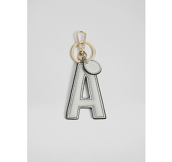 l.k. bennett Alora Cream Leather Key Chain