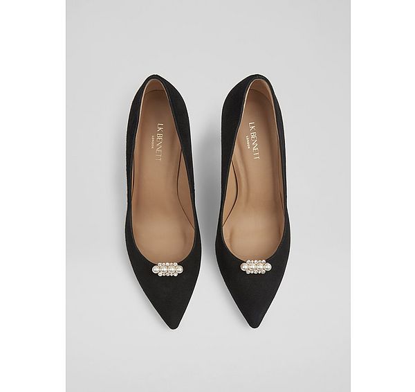 l.k. bennett Amary Crystal Mini Bar Shoe Clip