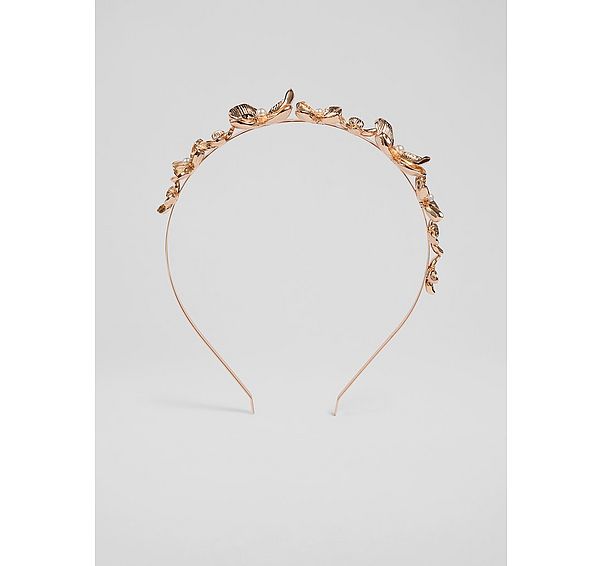 l.k. bennett Ambella Gold Posie Flower Headband