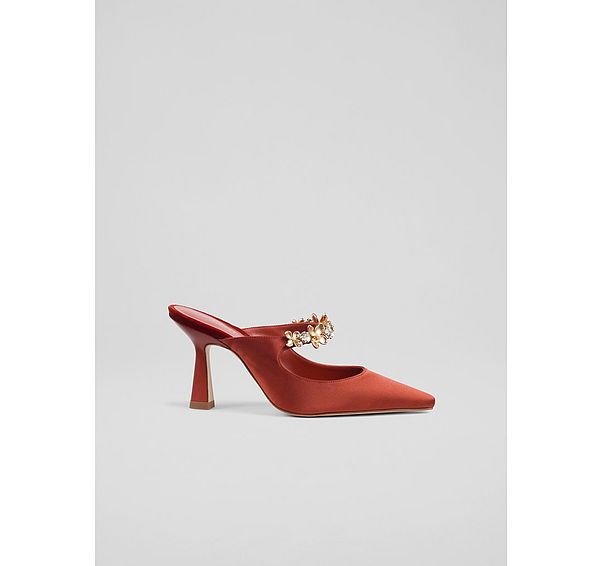 l.k. bennett Ambrose Natural Posie Trim Mule Courts